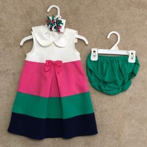 Gymboree Dress and Hair Clip